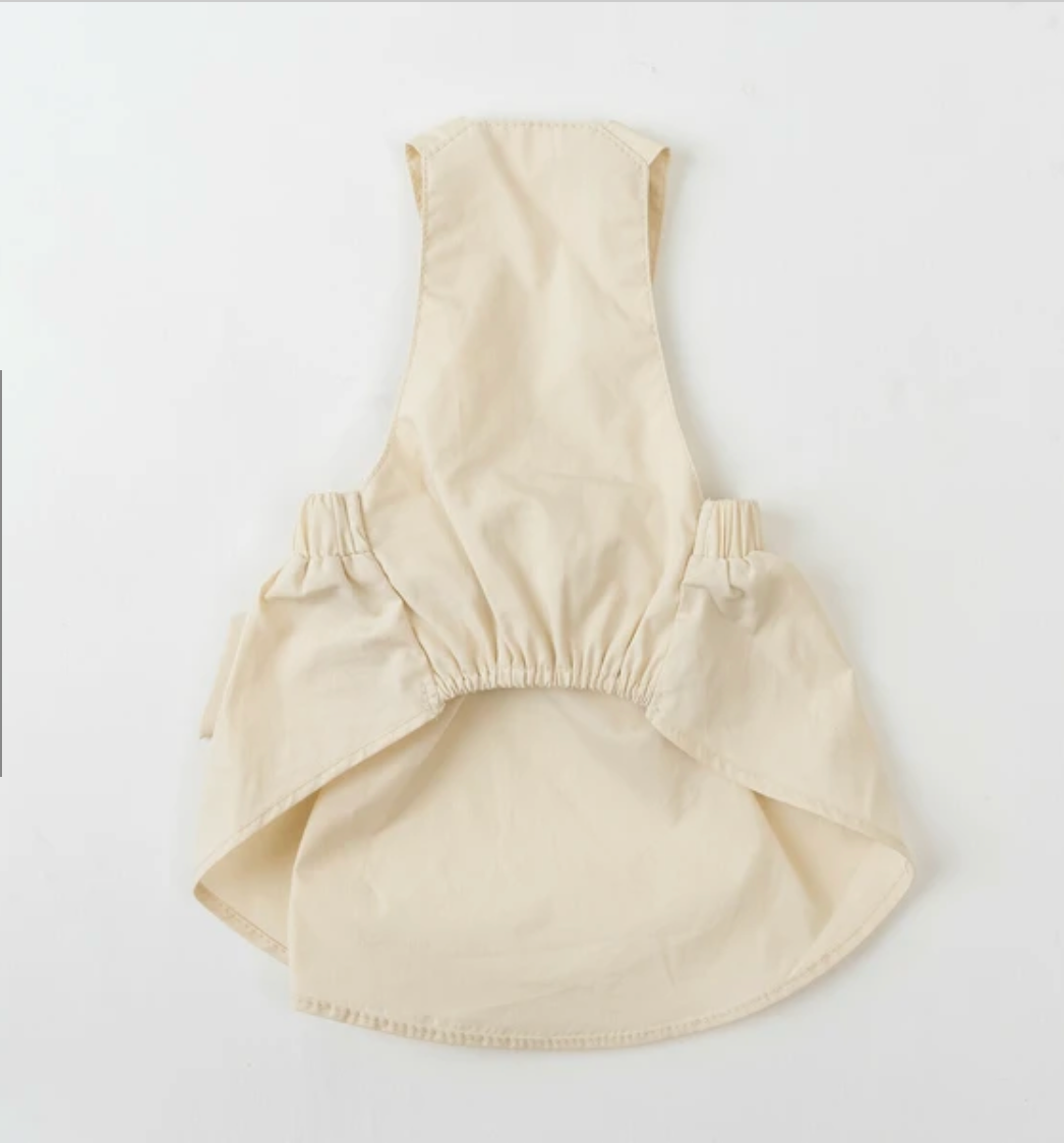 Pet Cotton Bow Dress