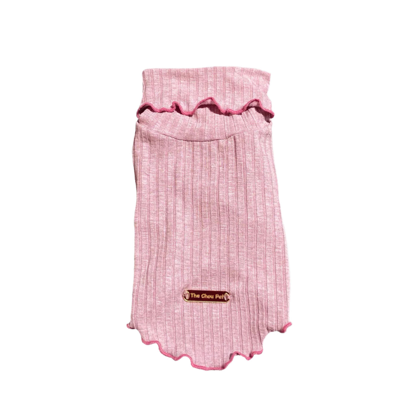 Pink Rib Knit Sweater