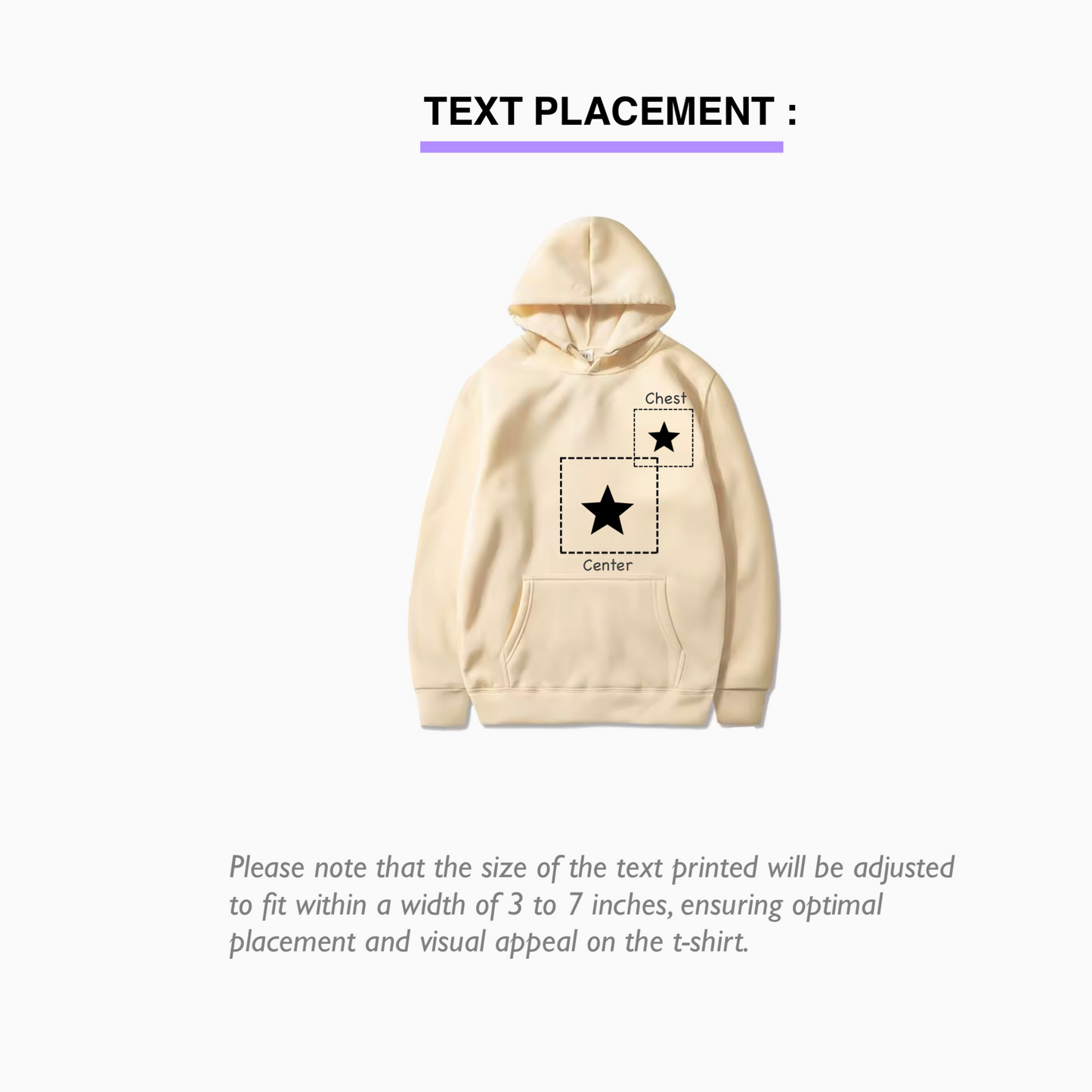 Custom Your Own Hoodie | Text