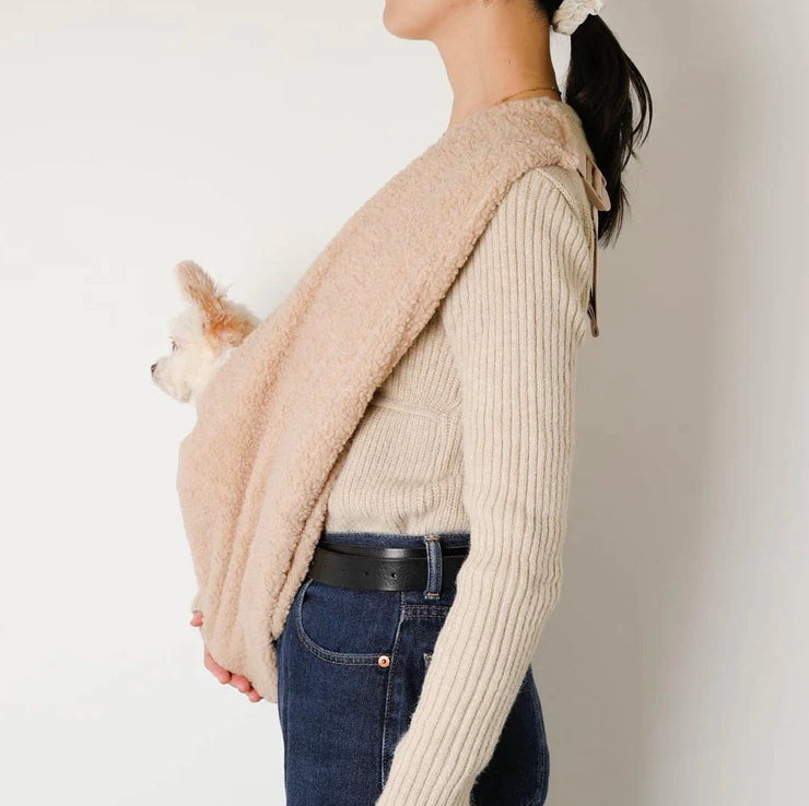 Fluffy Sherpa Dog Sling