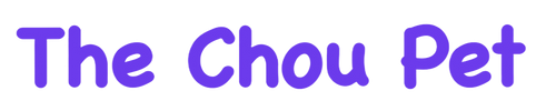 Purple text 'The Chou Pet' on a white background