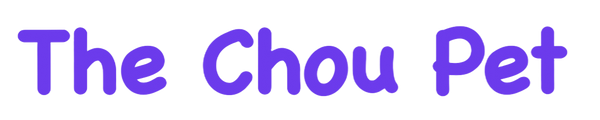 Purple text 'The Chou Pet' on a white background