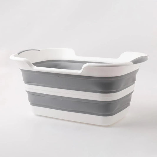 Foldable Pet Bath Basket  - Gray